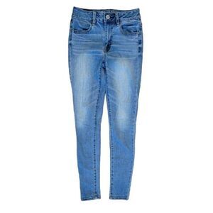 American Eagle Womens Jeans Size 0 Hi-Rise Jegging Blue